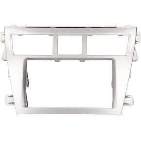 2 Din Radio Fascia Car Stereo Navigation Refitted Dash Panel Kit Frame Fit for Belta Yaris Sedan installation accessories harnesses Simple no nee