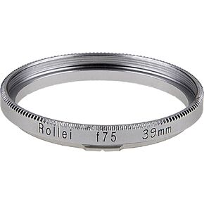 Fotodiox Step Ring, Bayonet II (Bay 2) - 39mm Filter Adapter for Rolleiflex Rollei TLRs with 75mm F3.5 Take Lens