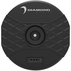 DIAMOND AUDIO DASTX12 11" Subwoofer Shallow Active Spare Tire Powered with Wired Remote