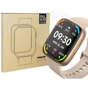 6 pcs TPU smart watch screen protector film for 1.85" WeurGhy Y6,Poounur Y6E,aycy Y6,Hendari Smartwatch Upgrade Flexible Film Scratch Resistant Soft HD TPU Transparent Film