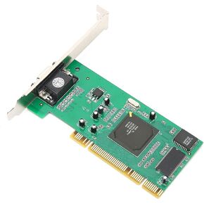PCI Graphics Card, 8MB 32Bit VGA Card, Computer Multi Display Fit for for ATI Rage XL, 32Bit PCI VGA Video Card, Two Notch, Compatible with 64 bit PCI X Slot