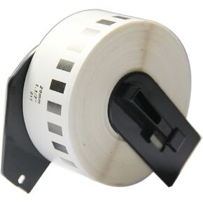 IDIK-22211 Replacement Labels Compatible with Brother DK-2211 Black on White Film Label 29mm x 15.5m/roll Packed in Individual Printed Retail Box with Permanent Cartridge
