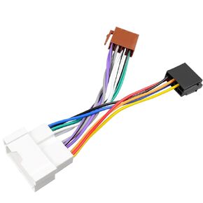 Radio Wiring Harness for Hyundai Stereo Connector, 16Pin Car Radio Wire Harness Adapter Compatible with Elantra Sonata Accent Tucson Kia Rio Sedona Spectra