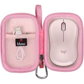 Mchoi Hard Case Suitable for Logitech M240/M185/M186/M187 Silent Bluetooth Mouse, Waterproof Shockproof Wireless Mouse Protective Case, Case Only