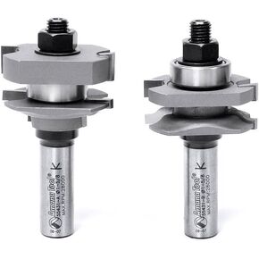Amana Tool - 55431 Carbide Tipped 2Piece Ogee Stile & Rail 1-5/8 Dia x 11/16 x 1/2"