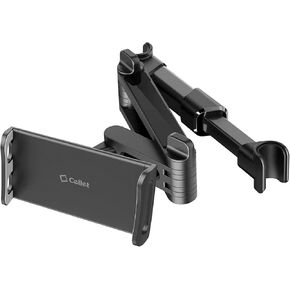 Headrest Phone Holder and Tablet Mount for Car Backseat - Cradle Compatible for Apple iPad, iPad Air, Pro Mini, iPhones 1513 Pro Max, Samsung Galaxy Smartphones