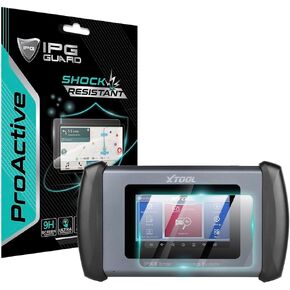 IPG ProActive Compatible with Xtool Inplus IP508 - IP508S / IP608 / IP616 / IP819 OBD2 Scanner Diagnostic Tool Display 9H Hardness Screen Protector Smooth Glass Touch Clarity (5in - IP508 - IP508S)