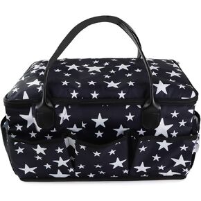 Rozi's Choice Extra Large Diaper Caddy with Toy Organizer, Water/Wind/Sand Proof, Going Out Essential, Baby Shower, Perfect for Parents with Newborns or Young Age Kids, Picnic Bag