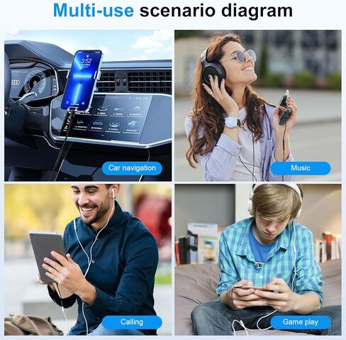 محول صوت USB C إلى 3.5 ملم لهاتف iPhone 15 Pro Max/15 Pro/15 Plus، iPad، Google Pixel 8a 8 7 Pro 7a، نوع C إلى سماعة رأس Aux Jack Dongle Cable لهاتف Samsung Galaxy S24 Ultra S23 FE S22 S21 A35 A54 in Kuwait