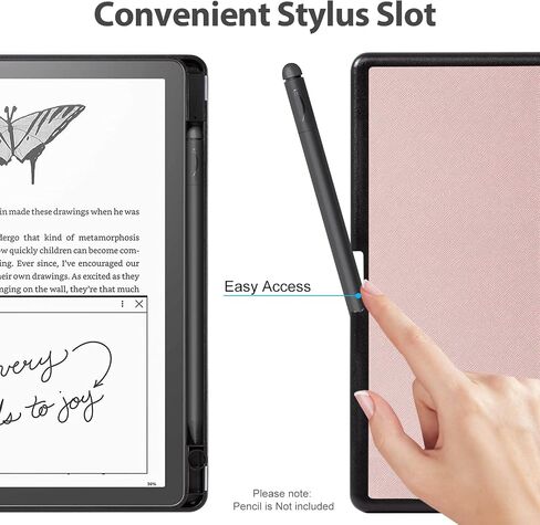 CoBak Case for Kindle Scribe - All New PU Leather Cover with Auto Sleep Wake Feature for Kindle Scribe 10.2" 2022 Released with Pen Holder in Saudi Arabia