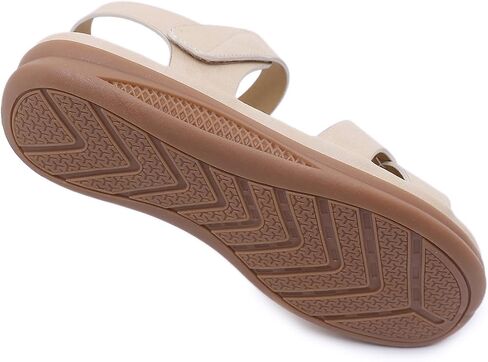 Womens Sandals Open Toe Arch Support Summer Beach Sandals Comfortable Orthotic Walking Shoes Ankle Elastic Flats Sandals in Saudi Arabia