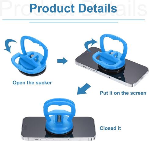 MECCANIXITY Screen Suction Cup LCD Screen Opener Phone Screen Suction Cups for Pad Phone Laptop Screen Remove Opening(1 Pack, Red) in Saudi Arabia