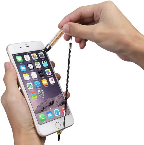 6 Pack XRONG Colors Crystal Capacitive Mini Stylus Universal Touch Screen Pen for iPhone7 5s 6s, Samsung Galaxy s5 s4, Smartphones, iPad, iPods, S10,S10+,S10e,S9,S9P,Note9,XR,XS MAX iPhone11 Pro XS XR in Saudi Arabia