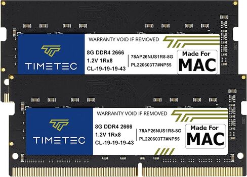 مجموعة Timetec 32GB (4x8GB) متوافقة مع Apple DDR4 2666MHz لمنتصف 2020 iMac (20,1/20,2) / منتصف 2019 iMac (19,1) 27 بوصة مع شاشة Retina 5K PC4-21333 / PC4-21300 CL19 SODIMM ترقية ذاكرة الوصول العشوائي لذاكرة الوصول العشوائي (MAC). in Kuwait