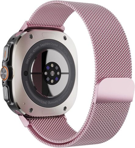 Milanese Band Compatible with Samsung Galaxy Watch Ultra Band 47mm (2024), Stainless Steel Mesh Loop Magnetic Clasp Strap for Women Men in Saudi Arabia