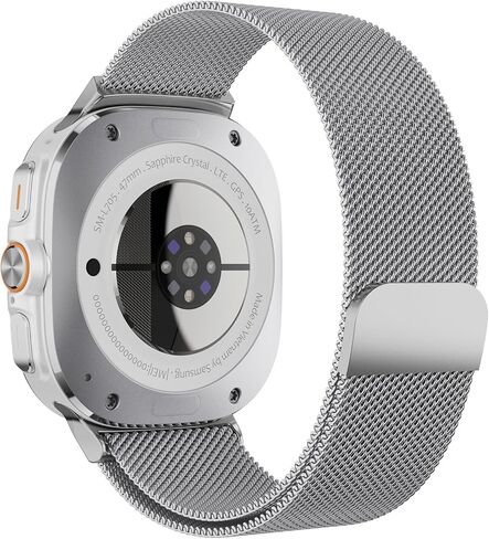 Milanese Band Compatible with Samsung Galaxy Watch Ultra Band 47mm (2024), Stainless Steel Mesh Loop Magnetic Clasp Strap for Women Men in Kuwait