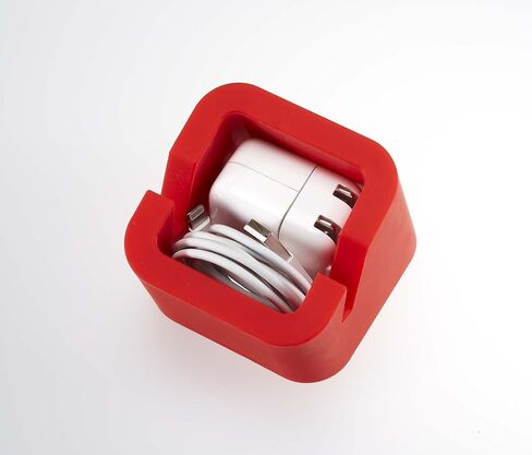YAMAZAKI Home Square Tablet Stand, Red (7769) in Saudi Arabia