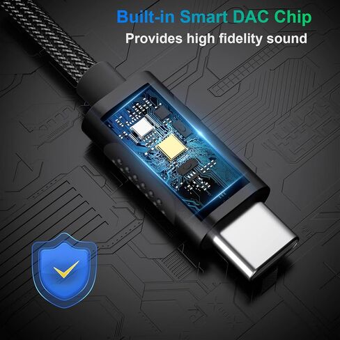 محول صوت COOYA USB C إلى 3.5 ملم لهاتف Samsung S24 Ultra S23 FE S22 S21 Flip5 A54 محول سماعة الرأس من النوع C إلى Aux Dongle موصل سماعة أذن ستيريو لهاتف iPhone 15 Pro Max iPad 10 Pixel 8 7a OnePlus 12 9 in Kuwait