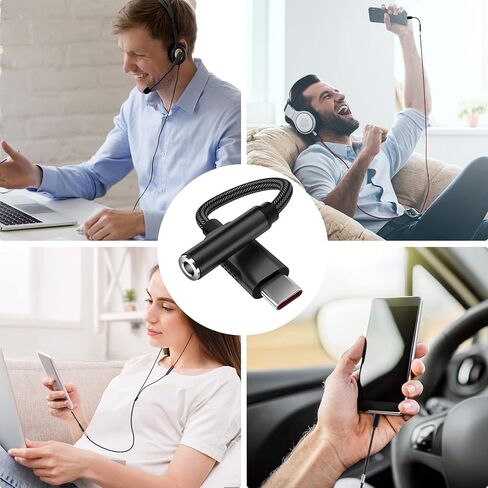 محول صوت COOYA USB C إلى 3.5 ملم لهاتف Samsung S24 Ultra S23 FE S22 S21 Flip5 A54 محول سماعة الرأس من النوع C إلى Aux Dongle موصل سماعة أذن ستيريو لهاتف iPhone 15 Pro Max iPad 10 Pixel 8 7a OnePlus 12 9 in Kuwait