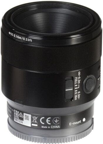 Sony SEL50M28 E Mount Full Frame 50 mm F2.8 Macro Prime Lens - Black in Saudi Arabia