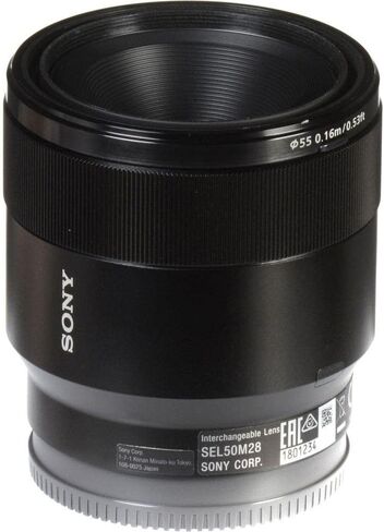 Sony SEL50M28 E Mount Full Frame 50 mm F2.8 Macro Prime Lens - Black in Saudi Arabia