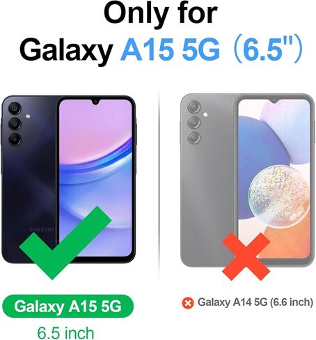 Antsturdy for Samsung Galaxy A15 5G Wallet case with Card Holder Women Men,Galaxy A15 5G Phone case【RFID Blocking】 PU Leather Shockproof Flip Cover Strap Zipper Credit Card Slots Kickstand,Black in Saudi Arabia