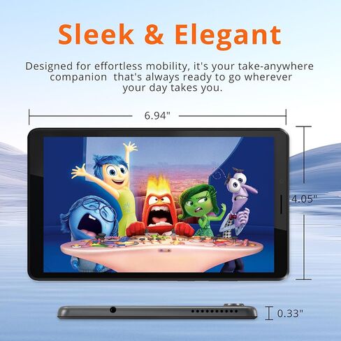 LenovoTab M7 (3rd Gen) Tablet, 7" SD (1024x600) Display, MediaTek MT8166, 2GB RAM, 32GB Storage, 2.0MP Camera, Android 11, Grey in Saudi Arabia