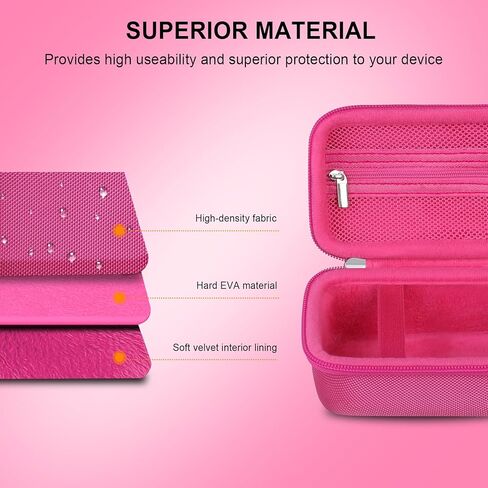 Carrying Case for Canon PowerShot SX740/ SX730/ SX720/ SX620 Digital Camera, 4K Video Camera Travel Storage Cover Bag Organizer Holder, Mesh Pocket fits Battery Charger, Black in Kuwait