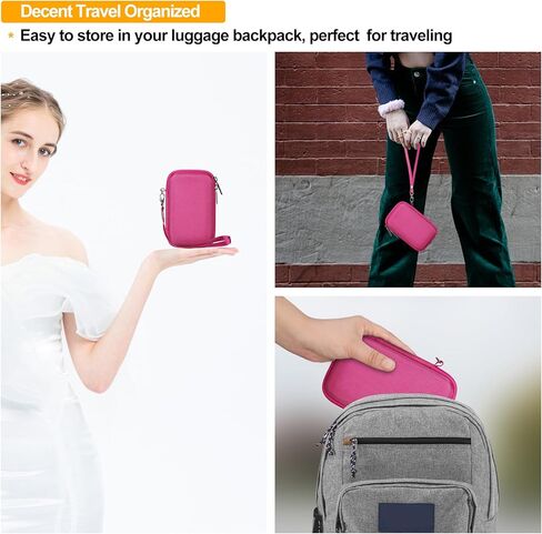 Carrying Case for Canon PowerShot SX740/ SX730/ SX720/ SX620 Digital Camera, 4K Video Camera Travel Storage Cover Bag Organizer Holder, Mesh Pocket fits Battery Charger, Black in Kuwait