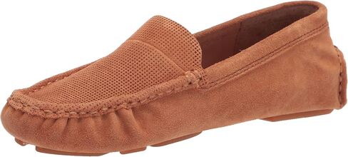 Gentle Souls by Kenneth Cole Women's Women's Mina Perforated Driving Style Loafer, Cognac, 9 in Saudi Arabia