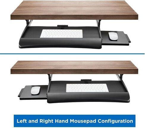 Mount-It! Computer Monitor Riser and Laptop Stand, Ergonomic Flat Screen Display Mount, Desktop Stand and Organizer, Glass and Aluminum Construction (MI-7262) (MI-7136) in Saudi Arabia