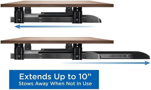 Mount-It! Computer Monitor Riser and Laptop Stand, Ergonomic Flat Screen Display Mount, Desktop Stand and Organizer, Glass and Aluminum Construction (MI-7262) (MI-7136) in Saudi Arabia