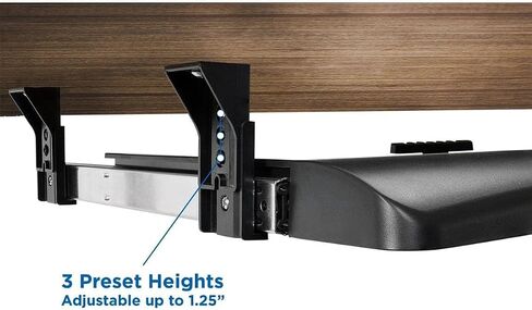 Mount-It! Computer Monitor Riser and Laptop Stand, Ergonomic Flat Screen Display Mount, Desktop Stand and Organizer, Glass and Aluminum Construction (MI-7262) (MI-7136) in Saudi Arabia