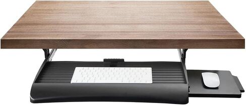 Mount-It! Computer Monitor Riser and Laptop Stand, Ergonomic Flat Screen Display Mount, Desktop Stand and Organizer, Glass and Aluminum Construction (MI-7262) (MI-7136) in Saudi Arabia