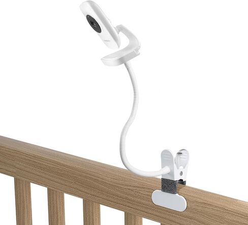 مشبك تثبيت مرن متوافق مع HelloBaby HB50 - حامل مراقبة الطفل/الرف/الحامل لحضانة الأطفال بزاوية 360 درجة in Saudi Arabia