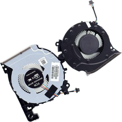 Deal4GO CPU Cooling Fan L20335-001 w/GPU Cooler Fan L20334-001 Set for HP 15-CX 15T-CX 15-CX0068TX 15-CX0058WM TPN-C133 in Saudi Arabia