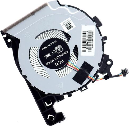 Deal4GO CPU Cooling Fan L20335-001 w/GPU Cooler Fan L20334-001 Set for HP 15-CX 15T-CX 15-CX0068TX 15-CX0058WM TPN-C133 in Saudi Arabia