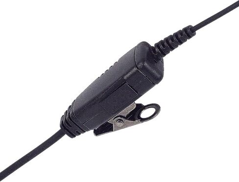 C Swivel Earpiece with PTT Mic Over Ear Earhooked Walkie Talkie Headset Compatible for Hyt hytera hp682 HP602 PD602 PD602i PD662 PD662i PD682i(Black,Wired) in Saudi Arabia