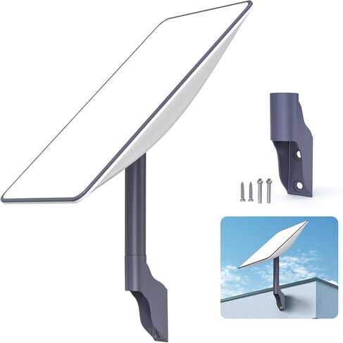 XLTTYWL Starlink Short Wall Mount, Aluminum Alloy Starlink Mount, Starlink Mounting Kit, Starlink Pole Mount, Starlink Roof Mount Compatible with Starlink Internet Kit Satellite in Saudi Arabia