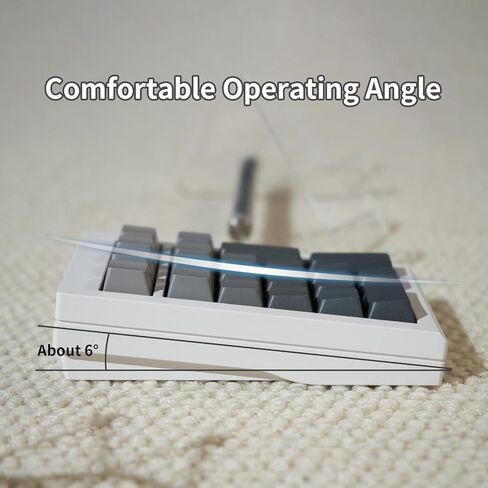 لوحة مفاتيح رقمية من الألومنيوم قابلة للبرمجة، RGB بإضاءة خلفية بلوتوث 5.0/2.4 جيجا هرتز/لوحة مفاتيح سلكية قابلة للتبديل السريع مع أغطية مفاتيح PBT 21 ومفاتيح خطية مزلقة لنظام Win/Mac in Kuwait