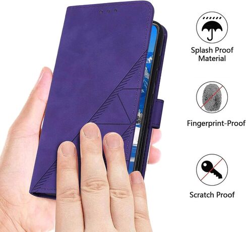 متوافق مع حافظة محفظة iPhone 13 Mini، [مسند] [حزام المعصم] [فتحات حامل البطاقة] حافظة هاتف صغيرة واقية داخلية من مادة TPU 13، غطاء قلاب من جلد البولي يوريثان لحافظة iPhone Mini 13 (أزرق) in Kuwait