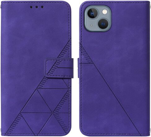 متوافق مع حافظة محفظة iPhone 13 Mini، [مسند] [حزام المعصم] [فتحات حامل البطاقة] حافظة هاتف صغيرة واقية داخلية من مادة TPU 13، غطاء قلاب من جلد البولي يوريثان لحافظة iPhone Mini 13 (أزرق) in Kuwait