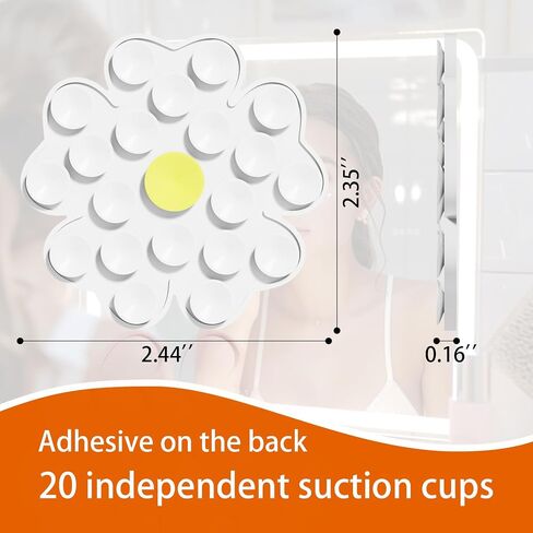 2PCS Silicone Suction Cup Phone Case Mount, Hands-Free Phone Accessories Phone Suction Grip Holder for Selfies and Videos in Saudi Arabia