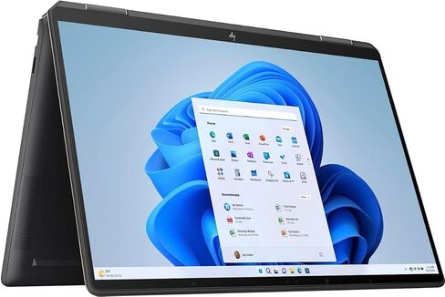 كمبيوتر محمول HP Spectre x360 2 في 1، شاشة لمس 13.5 بوصة 3K IPS، Intel i7-1355U 10-Core، Iris Xe Graphics، 16GB LPDDR4 4TB SSD، لوحة مفاتيح بإضاءة خلفية، Thunderbolt 4، بصمة الإصبع، Wi-Fi 6E، Win10 Home، COU يو اس بي 32 جيجا in Saudi Arabia