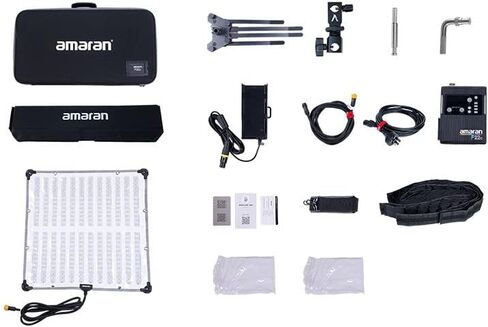 مصباح فيديو Aputure Amaran F22x RGB Flex LED مع شبكة قرص العسل، 200 وات ثنائي اللون 2500K-7500K يدعم التحكم في تطبيق DMX Sidus Link مدمج 9 إضاءة FX in Saudi Arabia