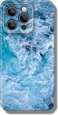 حافظة هاتف لهاتف iPhone 13 Pro، تصميم نصف حزمة، ملمس آلي مكشوف، مقاوم للخدش، سهل التنظيف، غطاء هاتف بلوري، مضاد لبصمات الأصابع، صلب، واقي عدسة، نمط سرطان البحر (سرطان البحر، IPhone 13 Pro) in Saudi Arabia