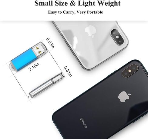 محرك أقراص فلاش Aiibe سعة 16 جيجابايت USB 3.0 5 عبوات محرك أقراص فلاش 16 جيجابايت 3.0 محرك إبهام متعدد حزم محركات أقراص USB (16 جيجا، 5 ألوان مختلطة: أزرق أحمر فضي أخضر أرجواني) in Kuwait