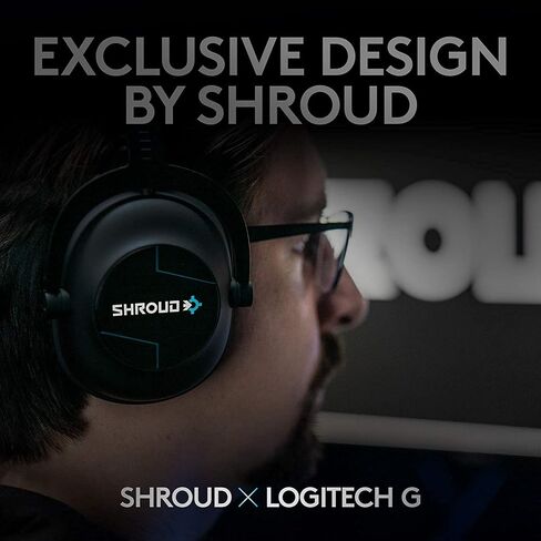 سماعة الألعاب اللاسلكية Logitech G PRO X Lightspeed - إصدار Shroud (متجددة) in Kuwait