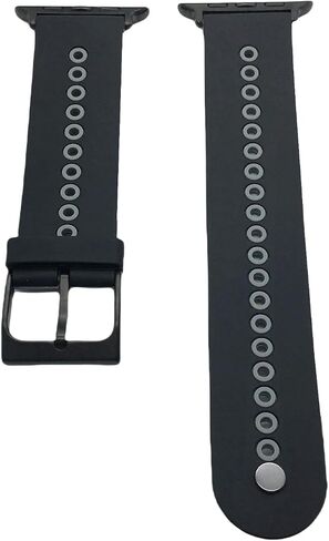Sport Silicone Bands for Apple Watch Band 38mm 40mm 41mm 42mm 44mm 45mm, Soft Breathable Waterproof Strap for Apple iWatch Watch Series 9 8 7 6 5 4 3 2 1 SE Women Men in Saudi Arabia