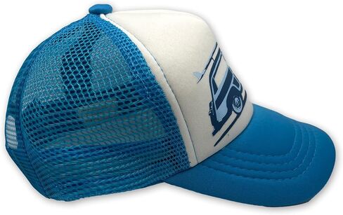 قبعة سائقي الشاحنات الشبكية ذات اللون الأزرق القابلة للتعديل من Surf Woody Car - قبعة بيسبول صيفية للشاطئ للرضع والأطفال الصغار والشباب in Kuwait